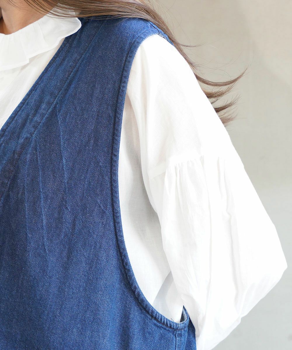 mizuiro ind(ミズイロインド)デニムベスト | BLEU COMME BLEU(ブルー