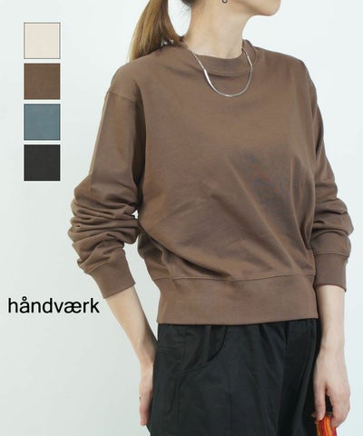 handvaerk(ハンドバーク) CREW NECK L/S T-SHIRT