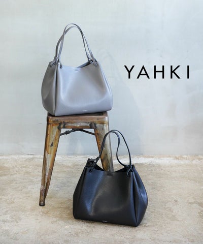 YAHKI(ヤーキ) SHRINK SOFT W FACE TOTE BAG