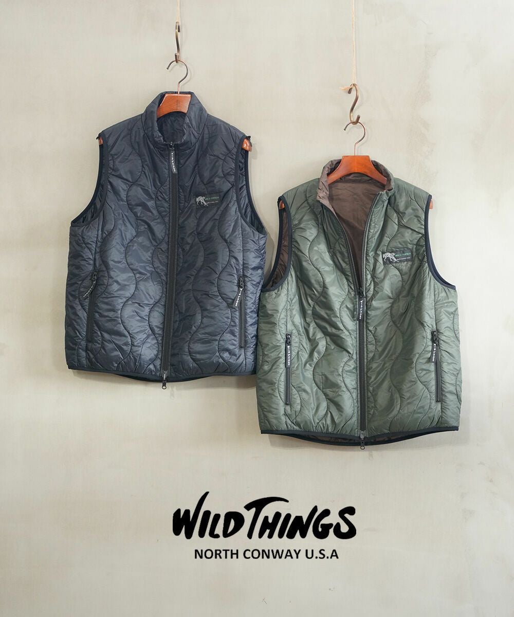 【wildthings】　ベスト　リバーシブル　マルチカラー BRING×WILD THINGS | FALL / WINTER 2025|WILDTHINGS