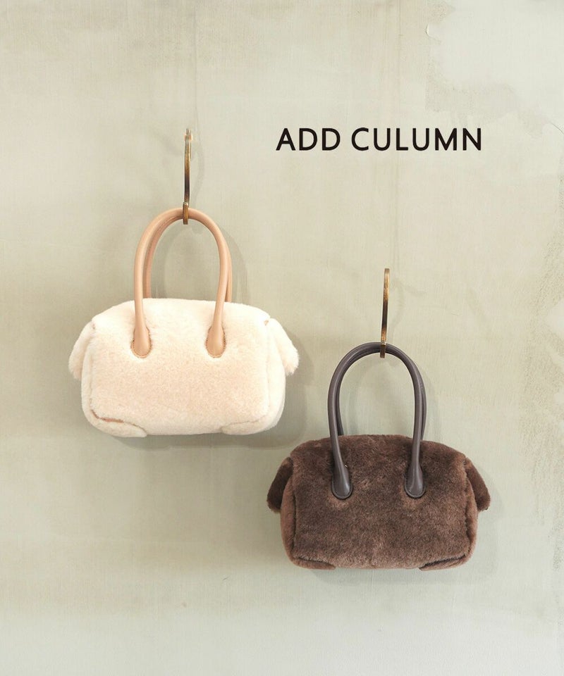 ADD CULUMN(アドカラム) LOP SHLD S FUR ブラウン(23)
