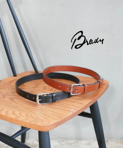 Brady(ブレディ) STIRRUP BELT 1in-SILVER