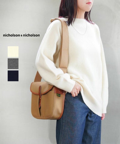 nicholson&nicholson(ニコルソン&ニコルソン) クルーネックニット WAVY