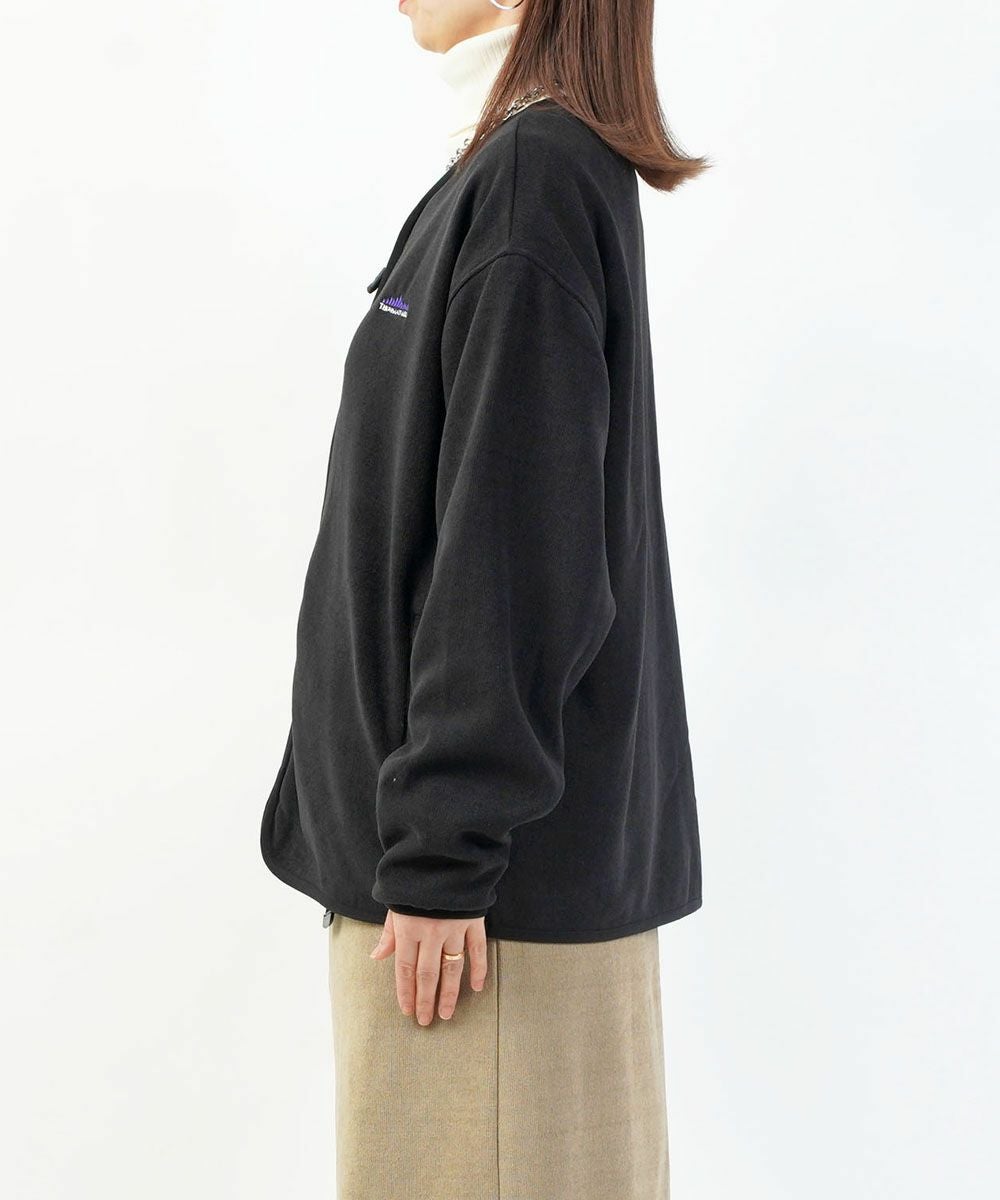 THOUSAND MILE(サウザンドマイル)KNIT FREECE ZIP CARDIGAN | BLEU