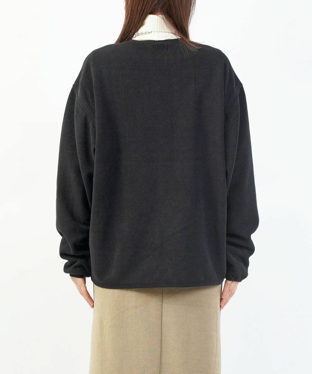 THOUSAND MILE(サウザンドマイル)KNIT FREECE ZIP CARDIGAN | BLEU