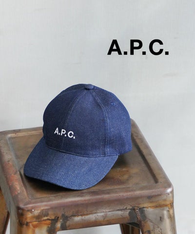 A.P.C.(アー・ペー・セー) CHARLIE キャスケット インディゴ