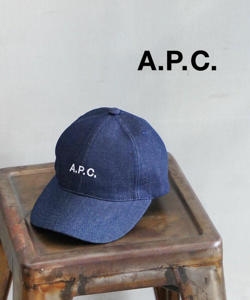A.P.C.(アー・ペー・セー) CHARLIE キャスケット インディゴ インディゴ(37)