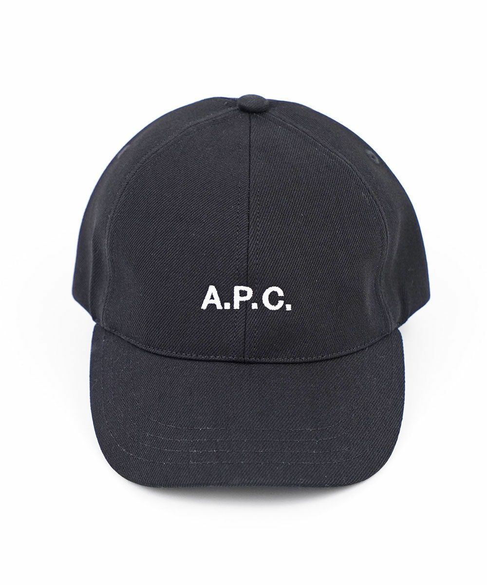 A.P.C.(アー・ペー・セー)CHARLIE キャスケット ブラックデニム | BLEU