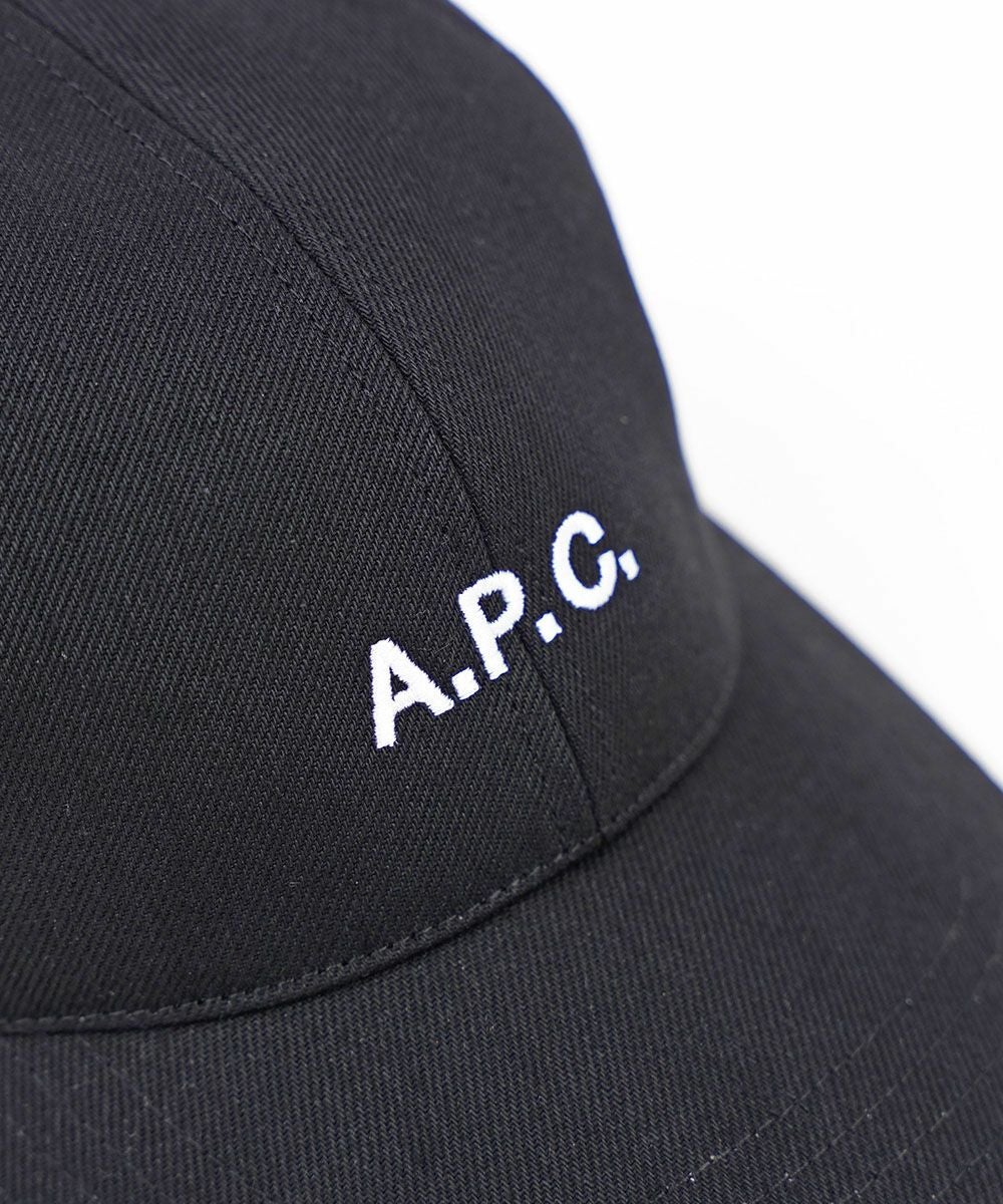 A.P.C.(アー・ペー・セー)CHARLIE キャスケット ブラックデニム | BLEU