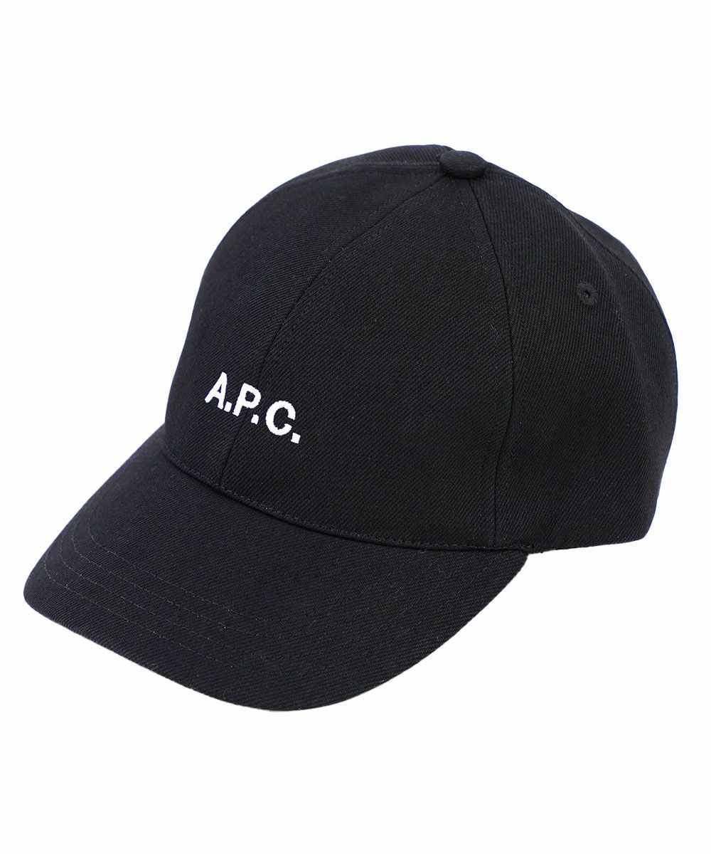 A.P.C.(アー・ペー・セー)CHARLIE キャスケット ブラックデニム | BLEU