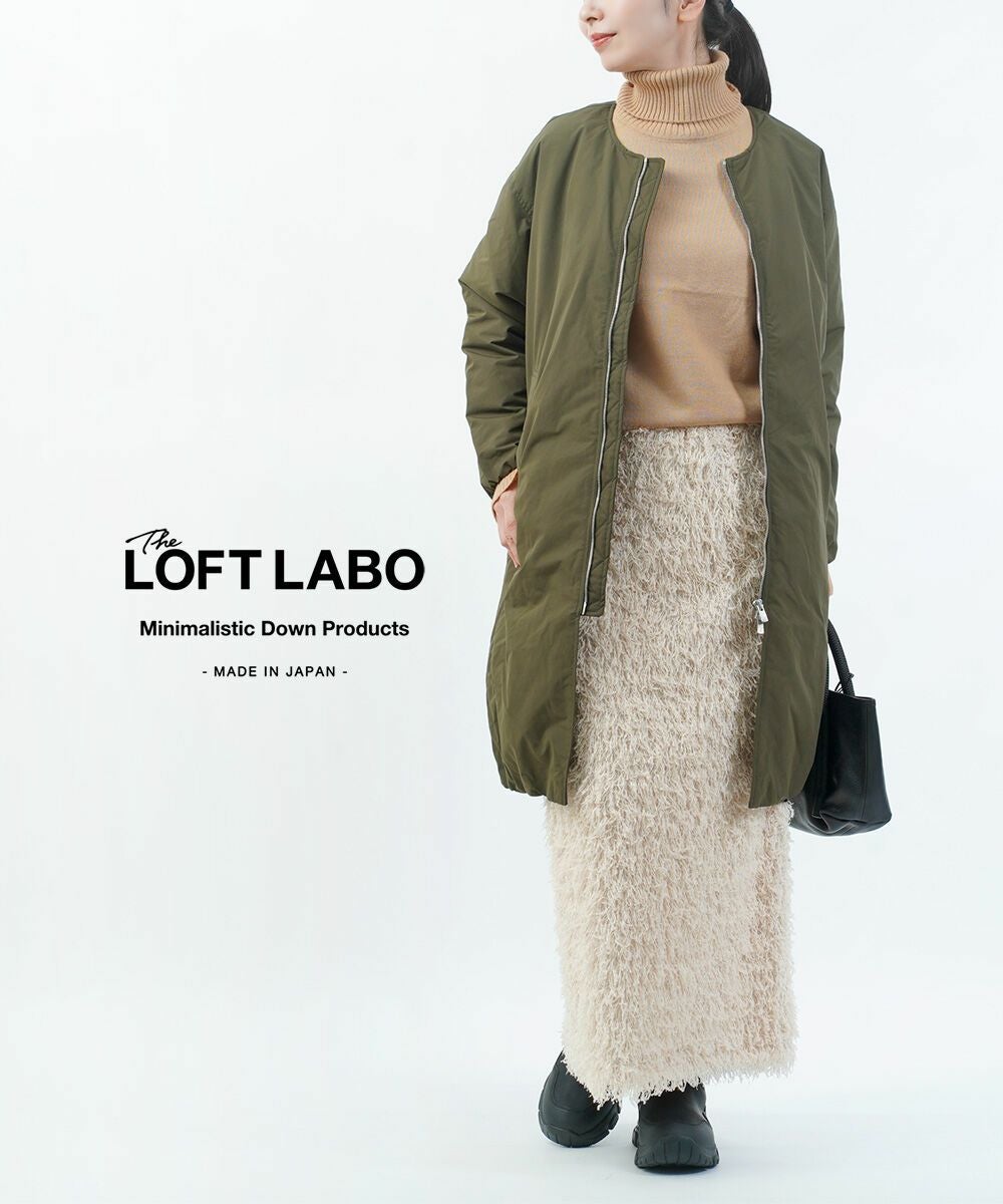 レディース The Loft Labo ロフトラボ ノーカラー ダウン