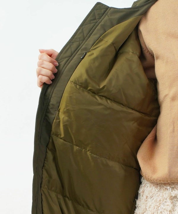 The Loft Labo(ロフトラボ) KAWADA FEATHER ノーカラーダウンコート ANDY（4枚目）