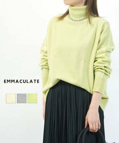 emmaculate(エマキュレイト) タートルネック ニットプルオーバー