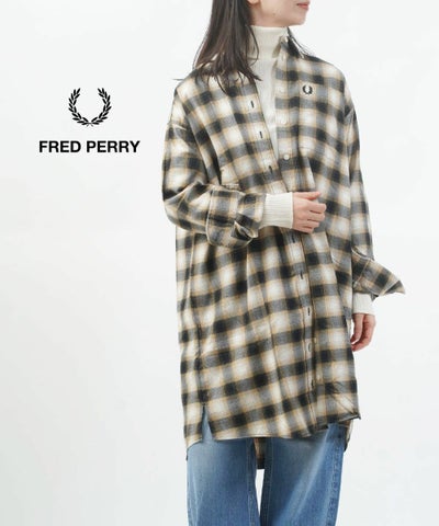 FRED PERRY(フレッドペリー) BRUSHED CHECK SHIRT DRESS