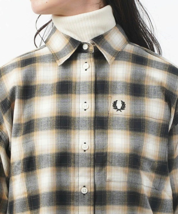 FRED PERRY(フレッドペリー) BRUSHED CHECK SHIRT DRESS（3枚目）