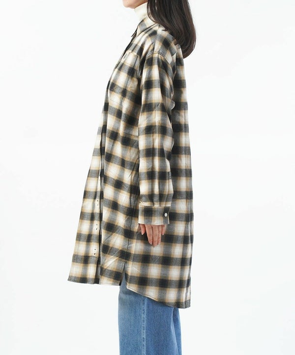 FRED PERRY(フレッドペリー) BRUSHED CHECK SHIRT DRESS（8枚目）