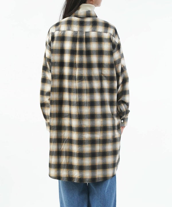 FRED PERRY(フレッドペリー) BRUSHED CHECK SHIRT DRESS（9枚目）