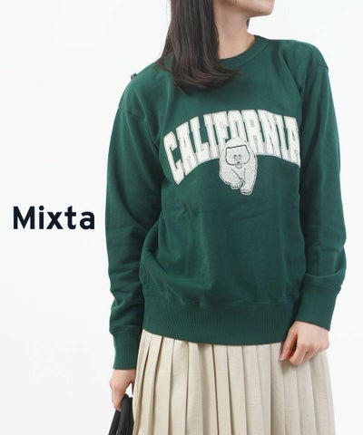 Mixta(ミクスタ) CA BEAR CREW NECK SWEAT SET IN
