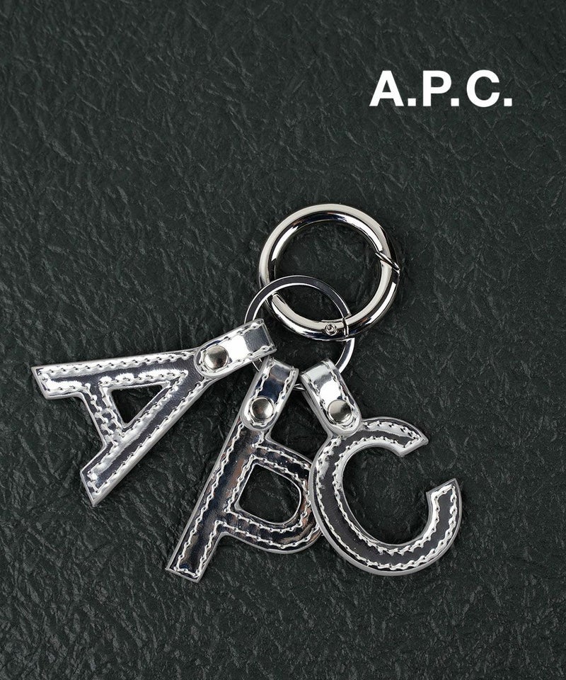 A.P.C.(アー・ペー・セー) レターキーリング シルバー(12)