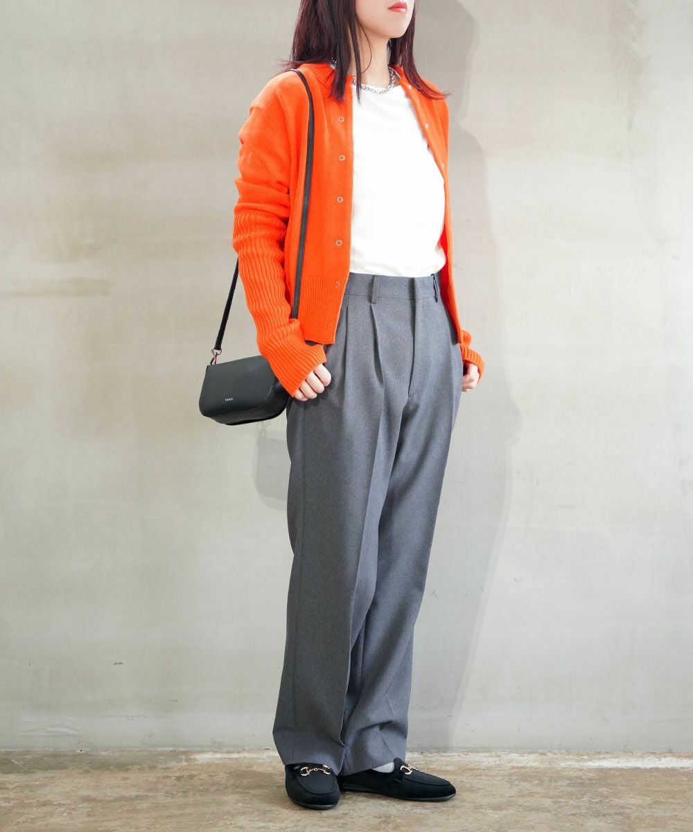 THE SHINZONE(ザ シンゾーン)COTTON LONG RIB CARDIGAN | BLEU COMME
