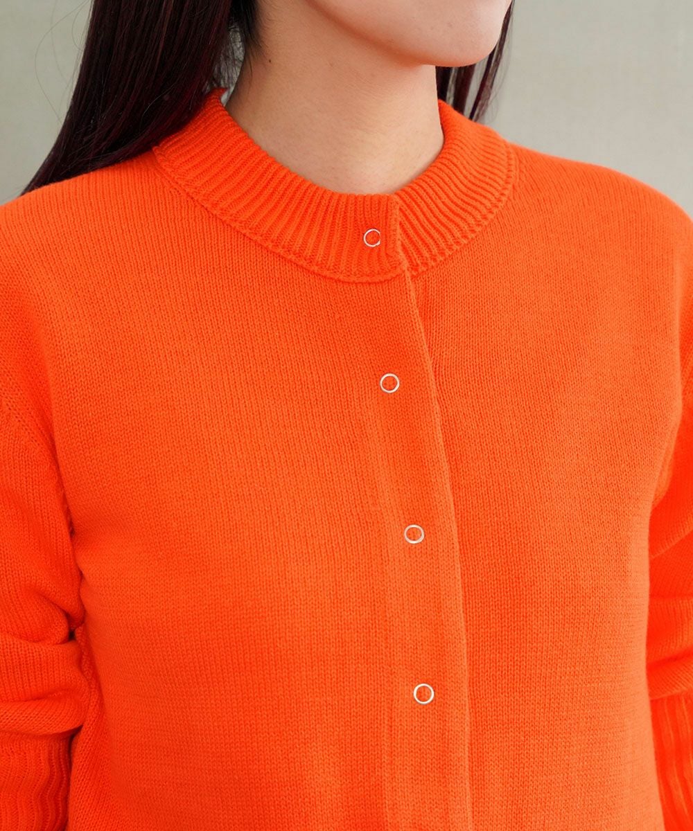 THE SHINZONE(ザ シンゾーン)COTTON LONG RIB CARDIGAN | BLEU COMME