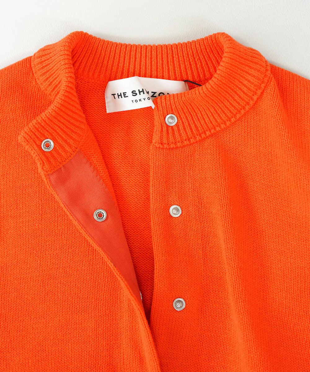 THE SHINZONE(ザ シンゾーン)COTTON LONG RIB CARDIGAN | BLEU COMME