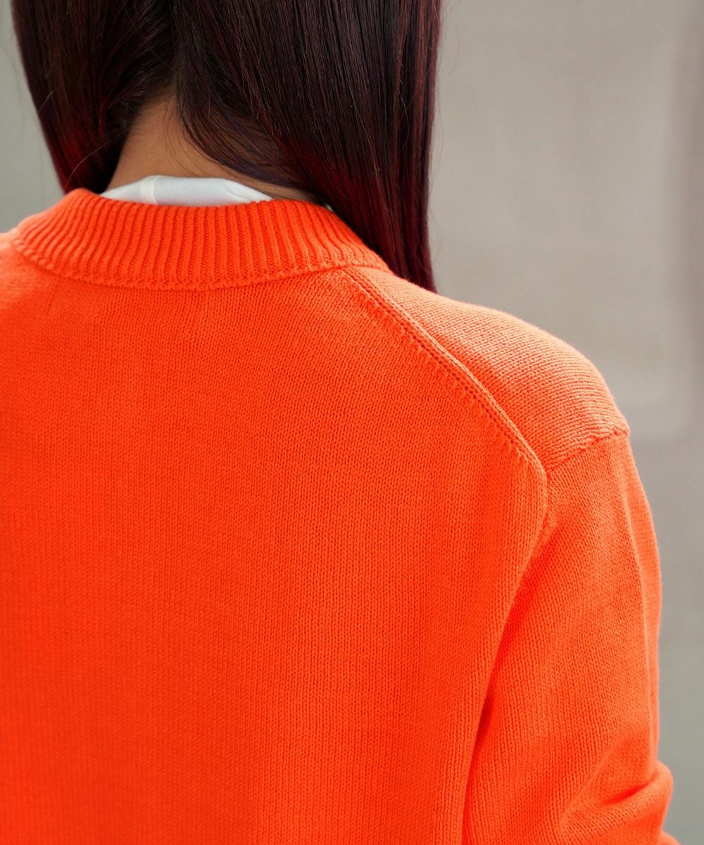 THE SHINZONE(ザ シンゾーン)COTTON LONG RIB CARDIGAN | BLEU COMME