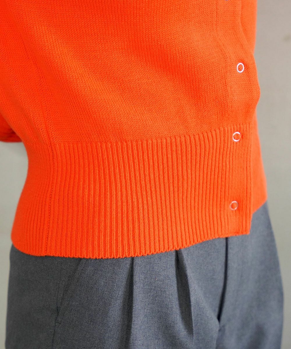 THE SHINZONE(ザ シンゾーン)COTTON LONG RIB CARDIGAN | BLEU COMME