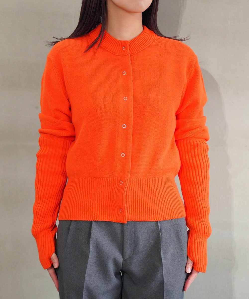 THE SHINZONE(ザ シンゾーン)COTTON LONG RIB CARDIGAN | BLEU COMME
