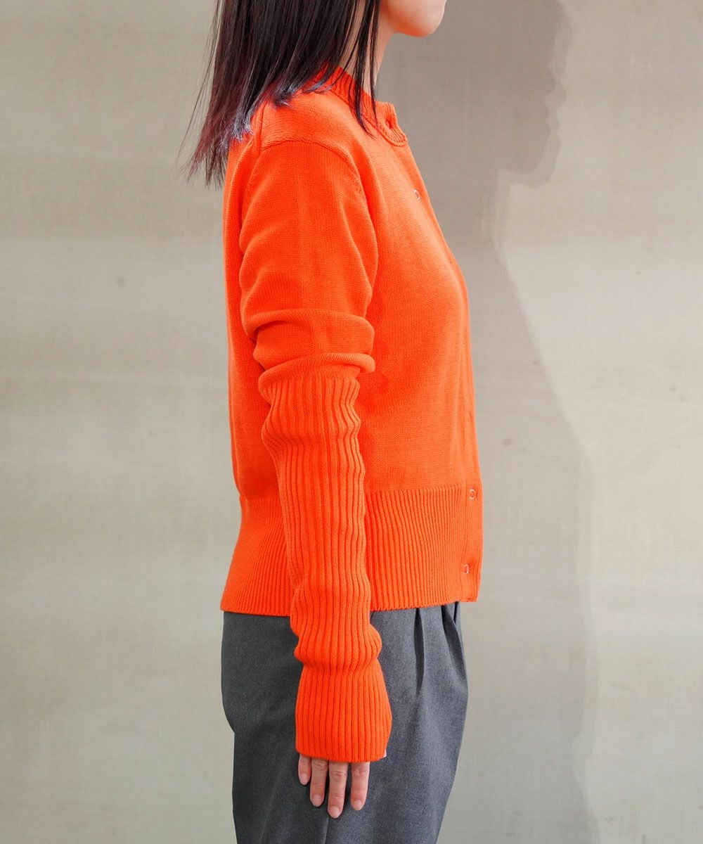 THE SHINZONE(ザ シンゾーン)COTTON LONG RIB CARDIGAN | BLEU COMME