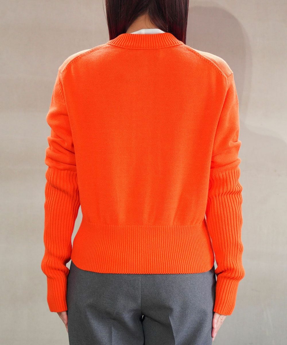THE SHINZONE(ザ シンゾーン)COTTON LONG RIB CARDIGAN | BLEU COMME
