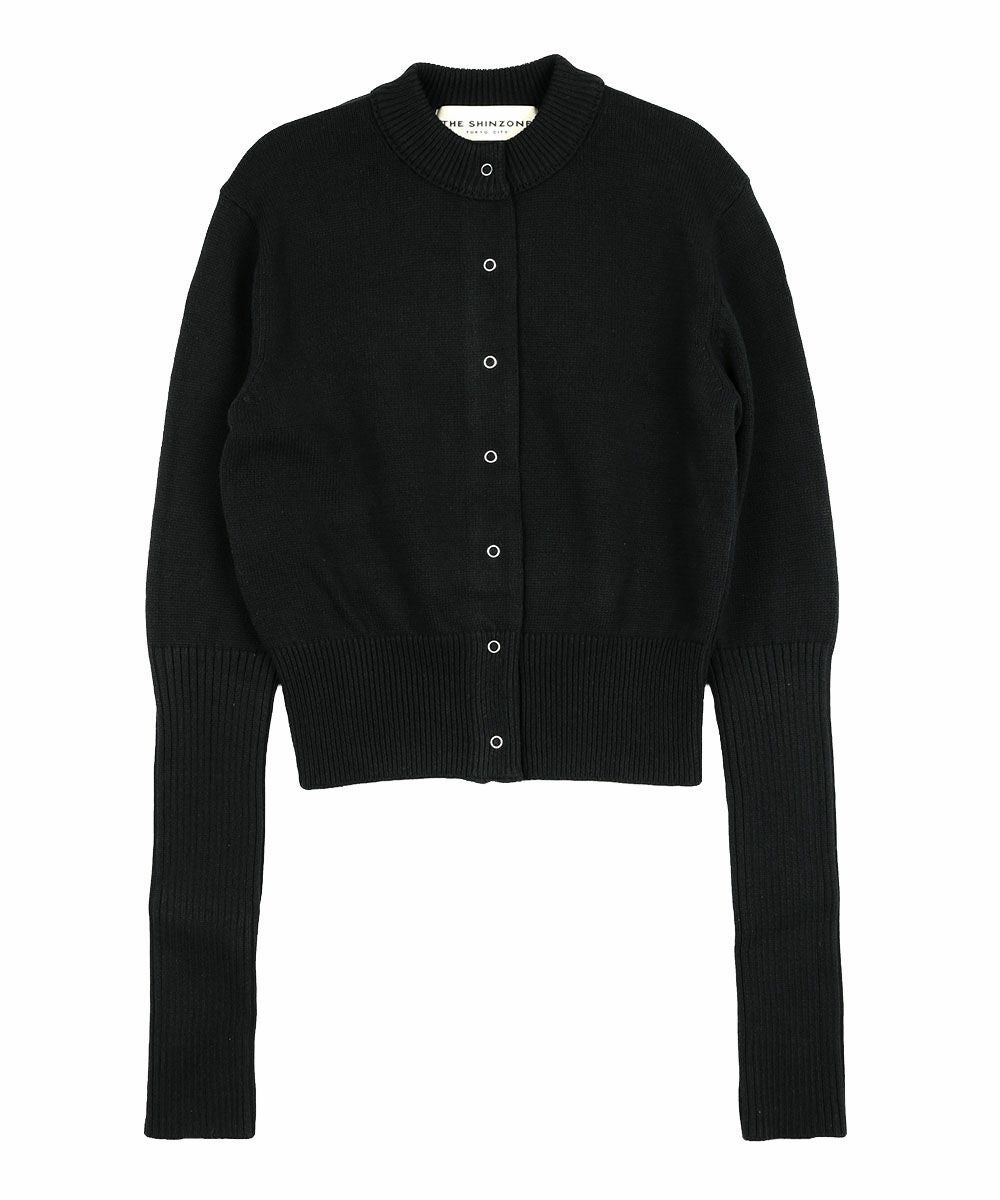 THE SHINZONE(ザ シンゾーン)COTTON LONG RIB CARDIGAN | BLEU COMME