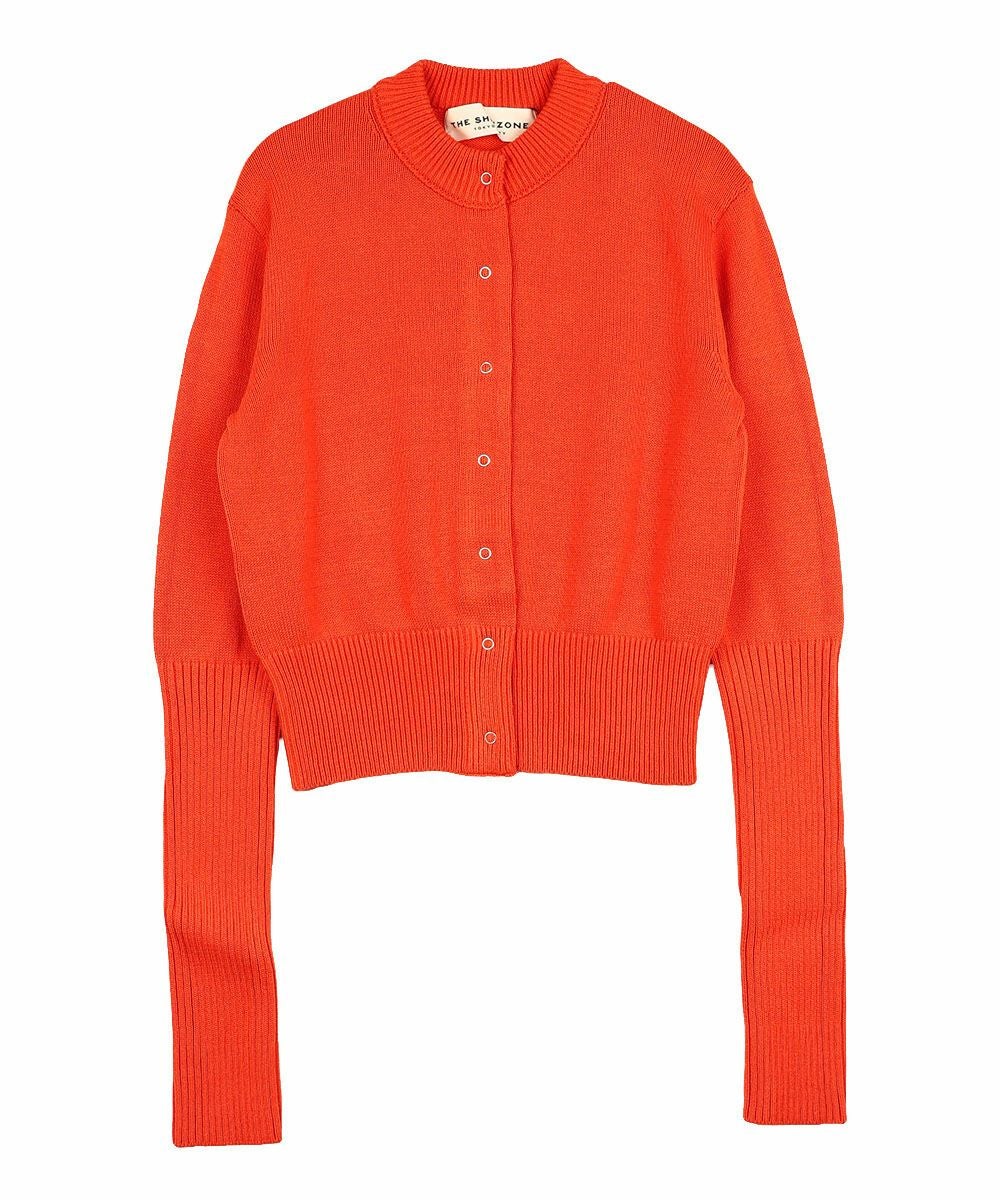 THE SHINZONE(ザ シンゾーン)COTTON LONG RIB CARDIGAN | BLEU COMME