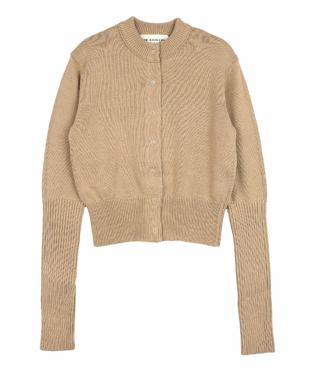 THE SHINZONE(ザ シンゾーン)COTTON LONG RIB CARDIGAN | BLEU COMME