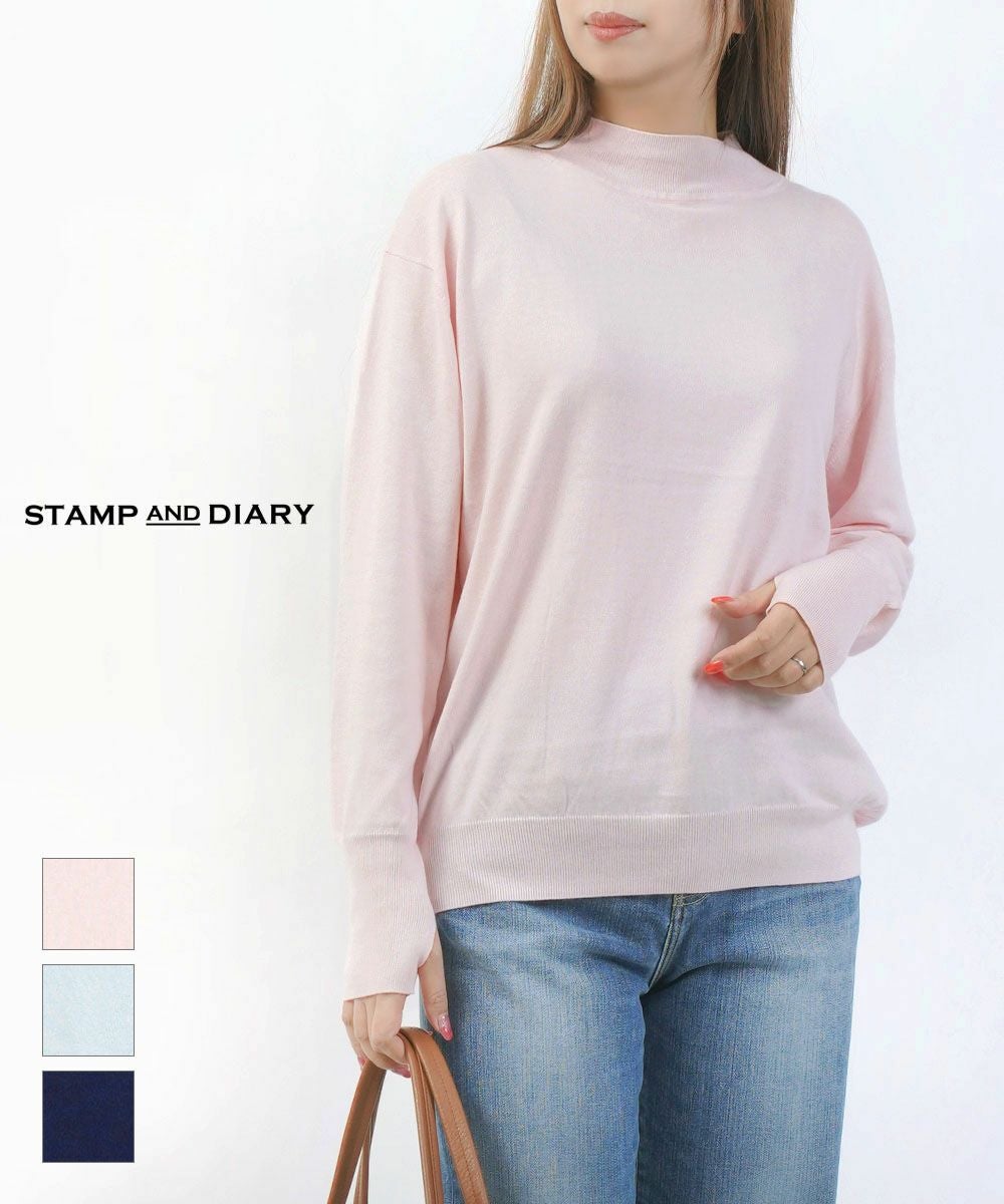STAMP AND DIARY(スタンプアンドダイアリー)ハイネックプルオーバー