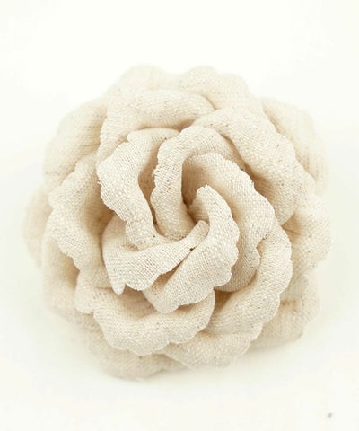 un cinq(アンサンク) Linen Corsage Rose