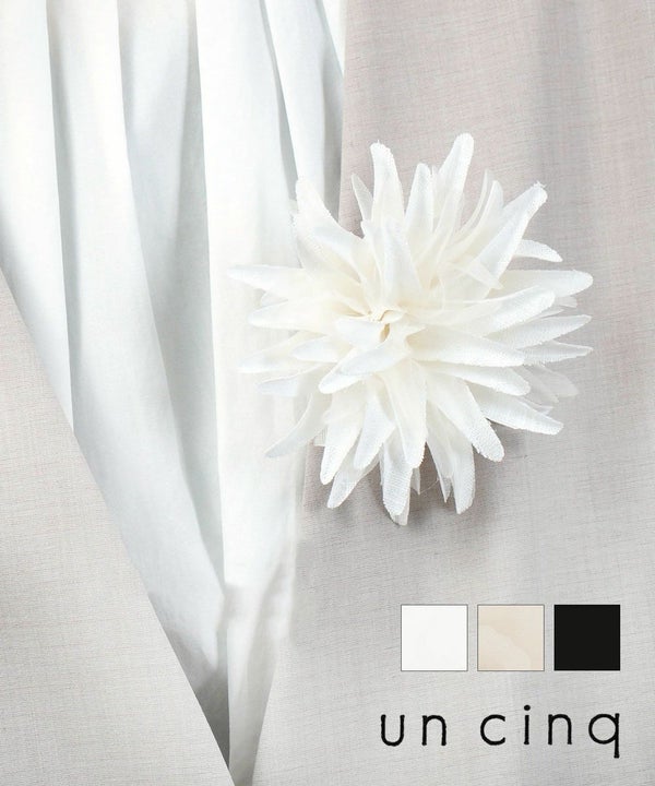 un cinq(アンサンク) Linen Ciffon Corsage Chrysanthemum（10枚目）