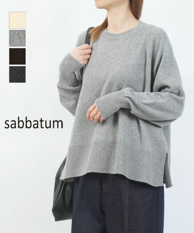 Sabbatum(サバタム) ラグランスリーブスリットプルオーバー