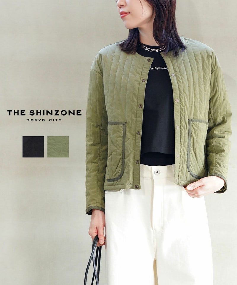 THE SHINZONE(ザ シンゾーン) プリマロフト クルーネックインサレーションジャケット BLACK(07)