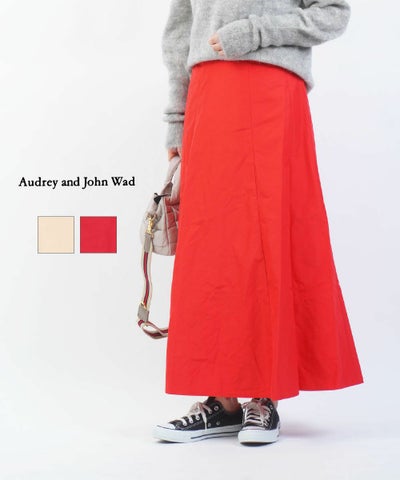 audrey and john wad(オードリーアンドジョンワッド) タフタマーメイドフレアスカート