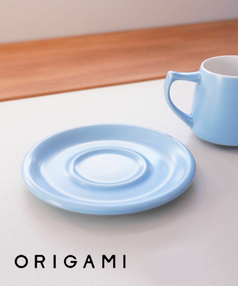 ORIGAMI(オリガミ) 6オンス8オンス兼用ソーサー マットブルー(MBLU)
