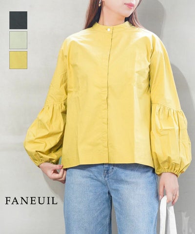 FANEUIL(ファヌル) パフスリーブシャツ
