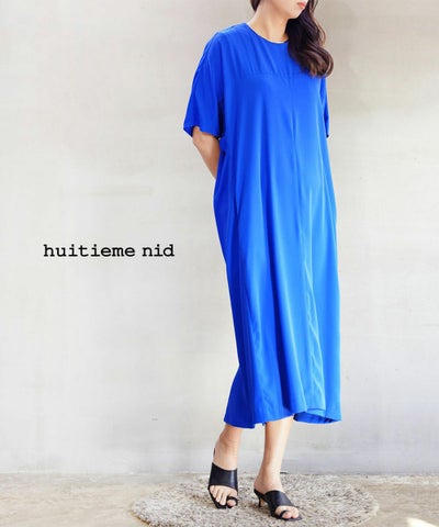 huitieme nid(ユイティーム) ダブルクロス コクーンワンピース