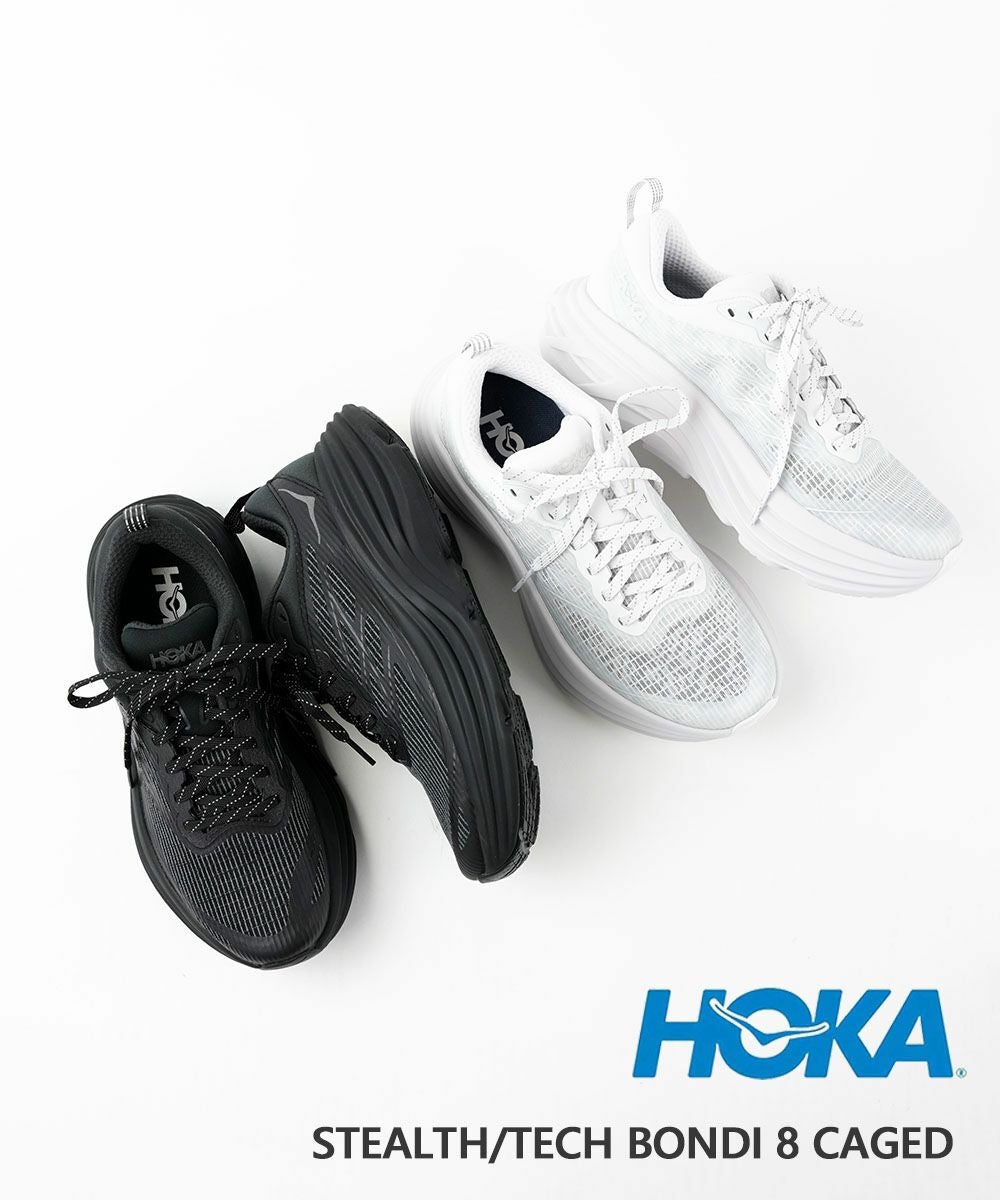 ★ぽた HOKA ホカ ステルス/テック ボンダイ 8 ケージド ユニセックス｜SUNDAY