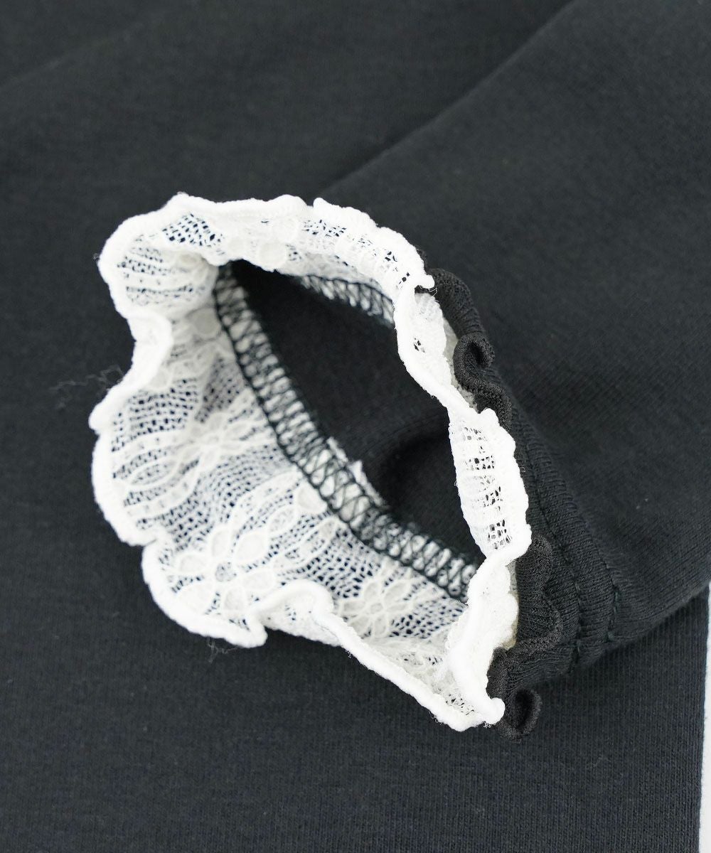 PONT DE CHALONS(ポンデシャロン)レイヤードフリルハイネックプル
