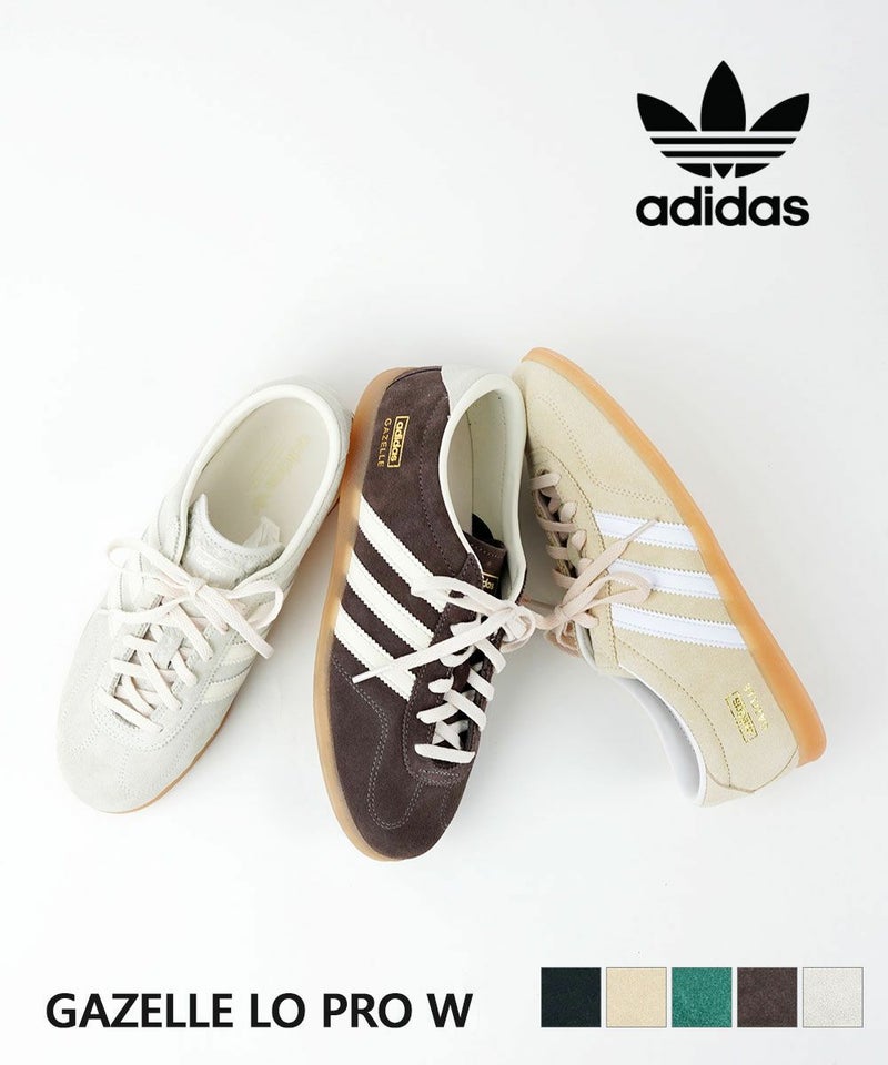 adidas(アディダス) ガゼル ロープロ GAZELLE LO PRO W コアブラック/Fホワイト(BLK)