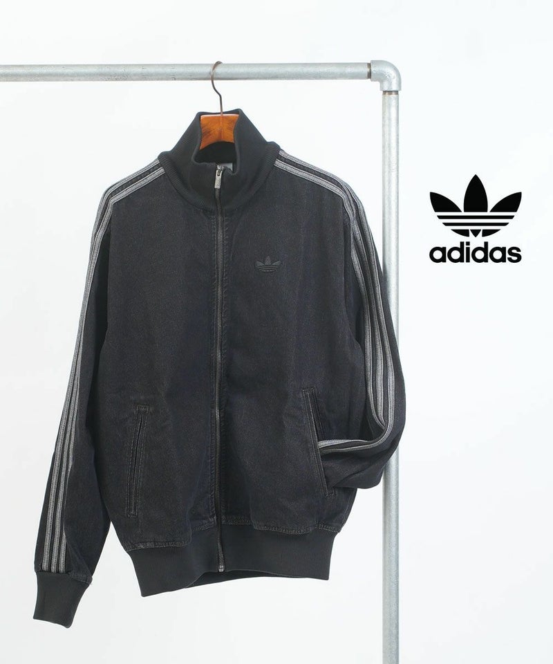 adidas(アディダス) アディカラー デニム ファイヤーバード トラックトップ トゥルーブラックデニム(1516)