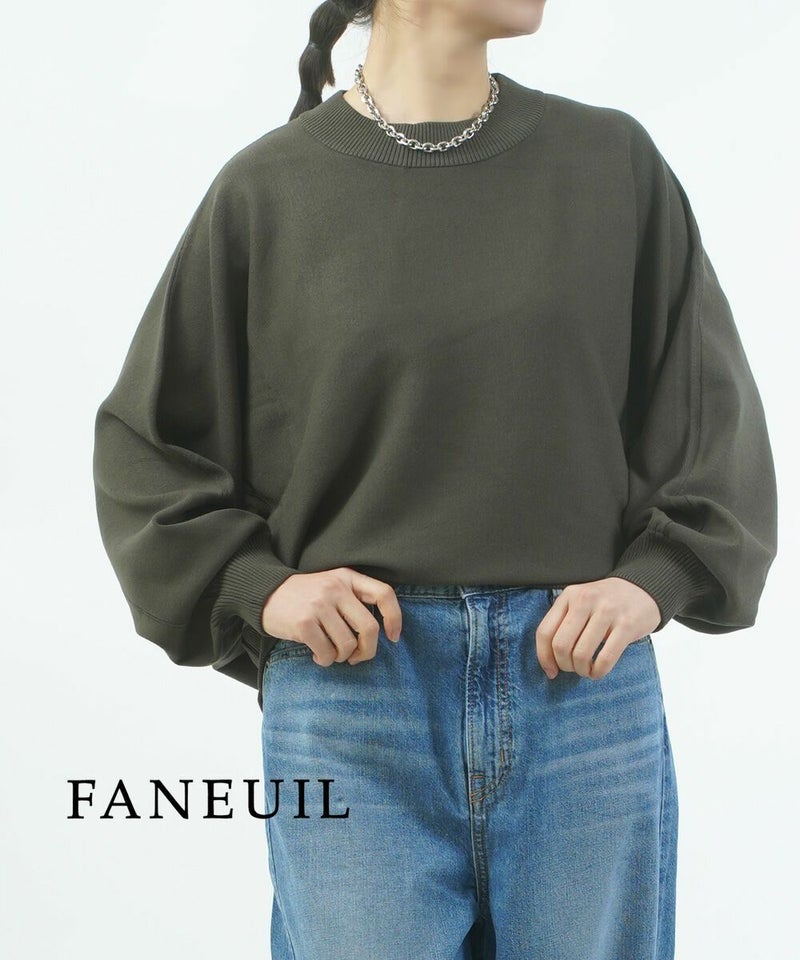 FANEUIL(ファヌル) ドルマンプルオーバーニット カーキ(48)