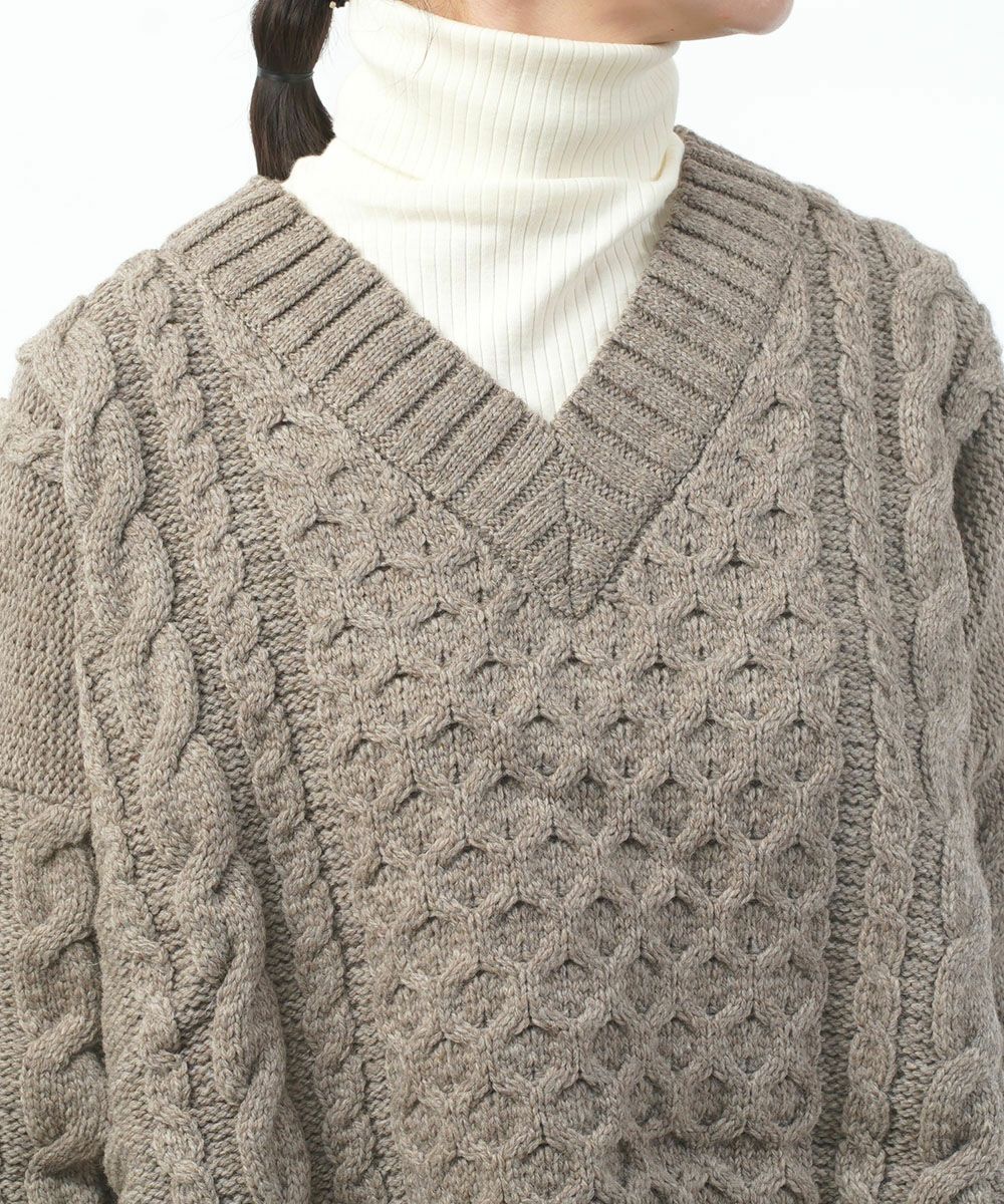 Oldderby Knitwear オールドダービーニットウェア カーディガン ホワイト レッド サイズ:FREE | 23秋冬 チルデン Vネック カーディガン | Big Cable Vee Cardigan | ショート丈 長袖 ケーブル ウール | トップス ニット セーター【レディース】【中古】 楽天市場】oldderby knitwearの通販