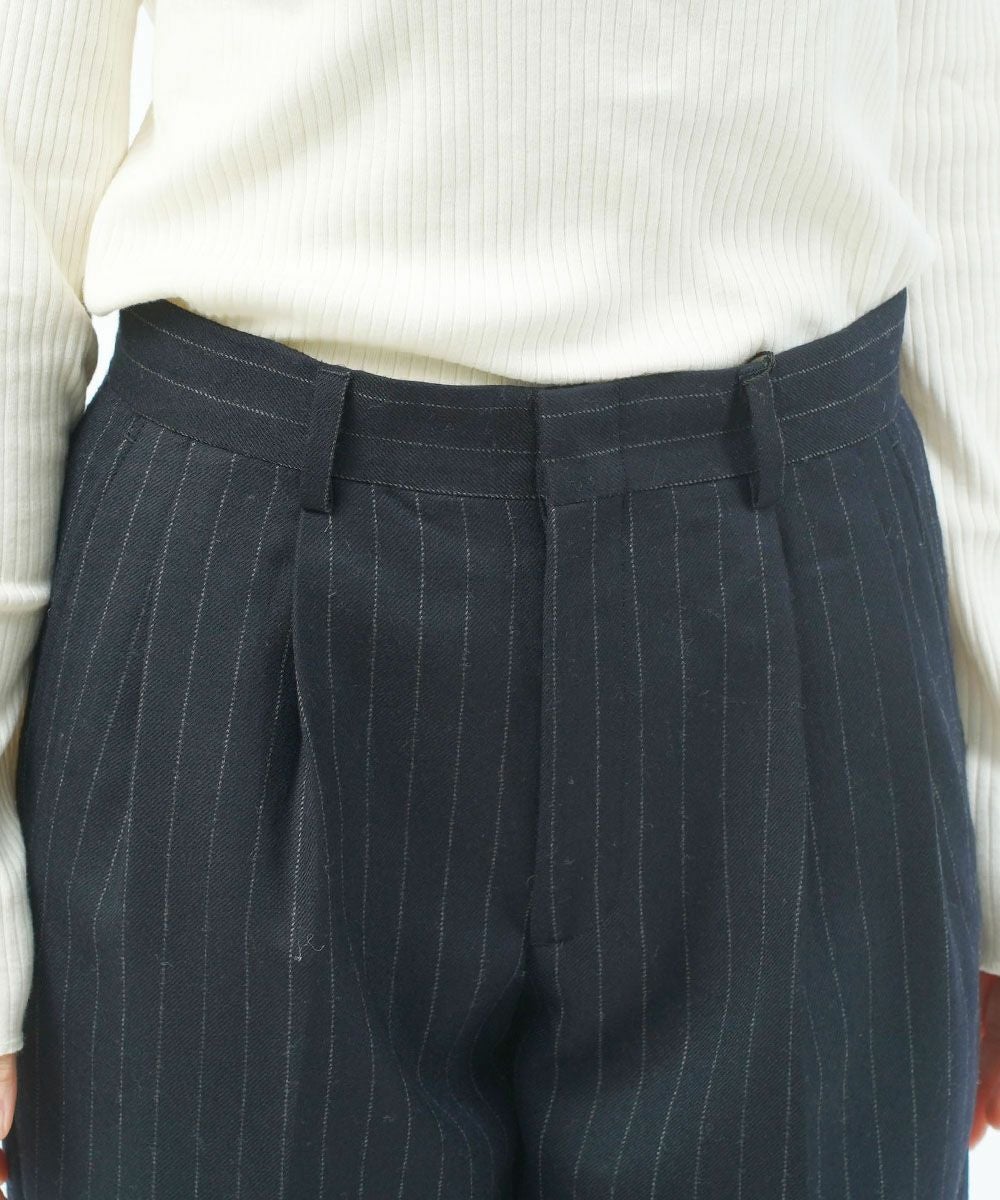 THE SHINZONE(ザ シンゾーン)チョークストライプパンツ CHALK STRIPE